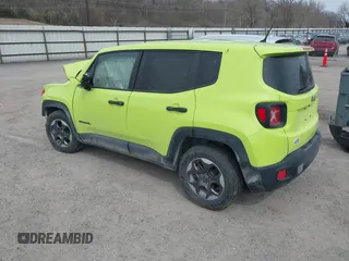 2017 Jeep Renegade Sport with VIN ZACCJAAH6HPG09555, listed as a IAAI auction lot 41933847 with 100,332 mi miles and . Bid and sale history available at DreamBid. Image 3.