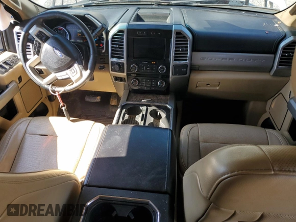 2017 Ford F-250 Lariat with VIN 1FT7W2BT8HEE81095, listed as a Copart auction lot 57960545 with 200,323 mi miles and Salvage title. Bid and sale history available at DreamBid. Image 8.