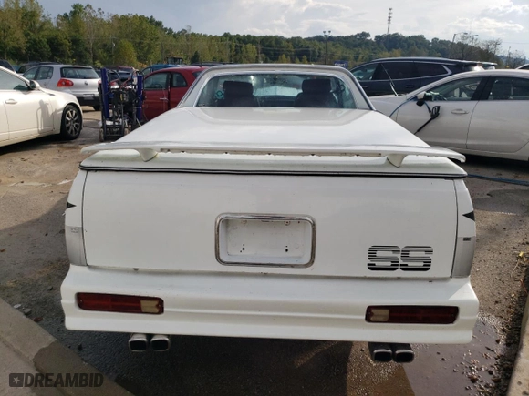 1984 Chevrolet El Camino with VIN 1GCCW80H2ER169455, listed as a Copart auction lot 72604474 with 504 mi miles and Non Repairable. Bid and sale history available at carsss.com. Image 6.