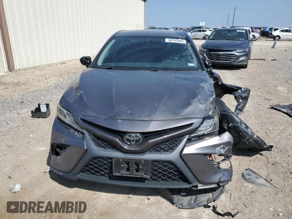 2019 Toyota Camry LE with VIN 4T1B11HK5KU842695, listed as a Copart auction lot 50763895 with 84,187 mi miles and Salvage Title. Bid and sale history available at carsss.com. Image 5.