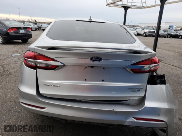 2019 Ford Fusion Titanium with VIN 3FA6P0D90KR187859, listed as a Copart auction lot 88341915 with 93,518 mi miles and Salvage Title. Bid and sale history available at carsss.com. Image 6.