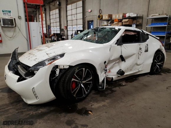 2019 Nissan 370Z Coupe with VIN JN1AZ4EH5KM421050, listed as a Copart auction lot 78292194 with 42,139 mi miles and Non Repairable. Bid and sale history available at carsss.com. Image 1.
