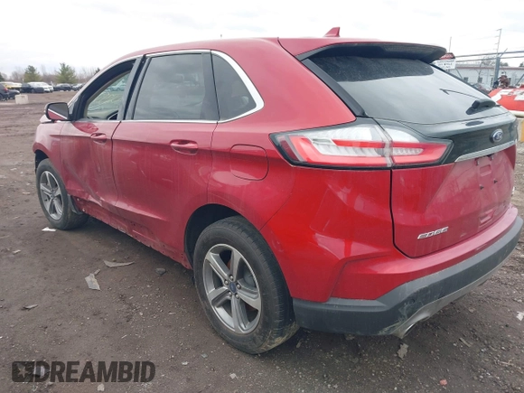 2020 Ford Edge SEL with VIN 2FMPK4J9XLBB00165, listed as a IAAI auction lot 41857380 with 8 mi miles. Bid and sale history available at carsss.com. Image 3.