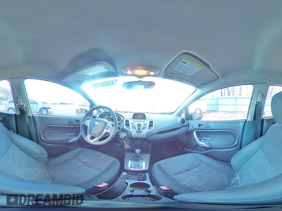 2013 Ford Fiesta SE with VIN 3FADP4EJ1DM174240, listed as a Copart auction lot 50500335 with 163,738 mi miles and Salvage Title. Bid and sale history available at carsss.com. Image 12.