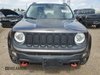 2016 Jeep Renegade Trailhawk with VIN ZACCJBCT5GPE16139, listed as a Copart auction lot 62498705 with 117,080 mi miles and Salvage title. Bid and sale history available at DreamBid. Image 5.