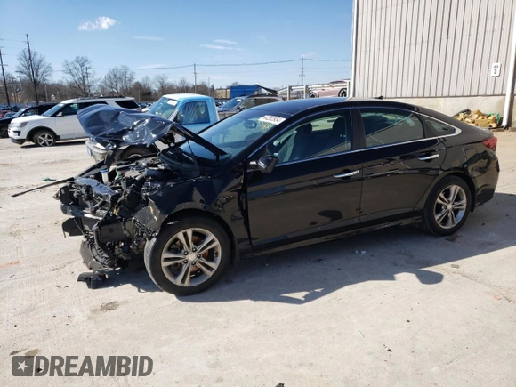 2018 Hyundai Sonata Sport with VIN 5NPE34AF8JH719346, listed as a Copart auction lot 44283954 with 62,946 mi miles and Non Repairable. Bid and sale history available at carsss.com. Image 1.