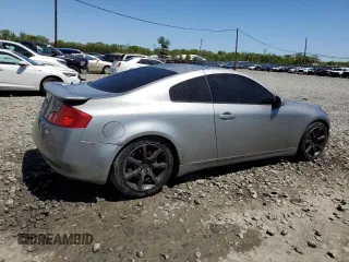 2003 Infiniti G35 w/Leather with VIN JNKCV54E33M207821, listed as a Copart auction lot 54410365 with 145,020 mi miles and Salvage Title. Bid and sale history available at DreamBid. Image 3.