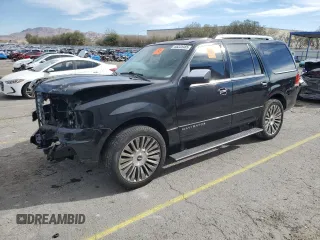 2015 Lincoln Navigator z VIN 5LMJJ2HT4FEJ14227, wystawiony jako Copart lot #45225485 z przebiegiem 84 733 mil mil oraz Szkoda całkowita • Salvage title. Historia ofert i sprzedaży dostępna na DreamBid. Obrazek 1.