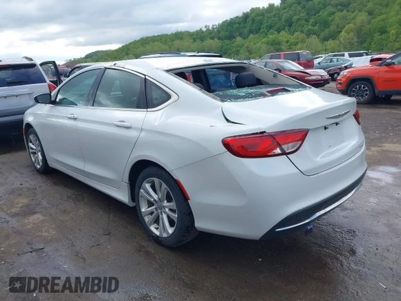 2015 Chrysler 200 Limited z VIN 1C3CCCAB7FN555436, wystawiony jako IAAI lot #42193998 z przebiegiem 126 448 mil mil oraz . Historia ofert i sprzedaży dostępna na DreamBid. Obrazek 3.