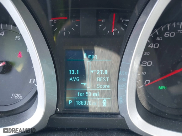 2014 Chevrolet Equinox LT with VIN 1GNFLFEKXEZ102205, listed as a IAAI auction lot 42094124 with 186,070 mi miles. Bid and sale history available at carsss.com. Image 7.