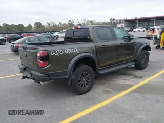 2024 Ford Ranger Raptor with VIN 1FTER4LR6RLE11671, listed as a IAAI auction lot 41821564 with 8,076 mi miles. Bid and sale history available at carsss.com. Image 4.