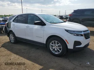 2024 Chevrolet Equinox LS with VIN 3GNAXHEG2RL235298, listed as a Copart auction lot 59908925 with 15,451 mi miles and Clean title. Bid and sale history available at DreamBid. Image 4.