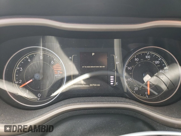2016 Jeep Cherokee Sport z VIN 1C4PJMAB7GW269834, wystawiony jako Copart lot #63097645 z przebiegiem 30 703 mil mil oraz Szkoda całkowita • Salvage title. Historia ofert i sprzedaży dostępna na DreamBid. Obrazek 9.