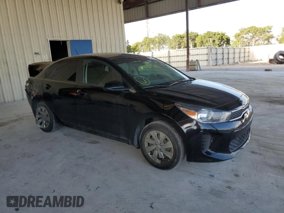2020 Kia Rio LX with VIN 3KPA24AD8LE328401, listed as a Copart auction lot 73467223 with 61,338 mi miles and Salvage Title. Bid and sale history available at DreamBid. Image 4.
