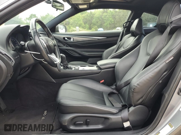 2018 Infiniti Q60 Luxe with VIN JN1CV7EK9JM200535, listed as a Copart auction lot 54583145 with 44,048 mi miles and Salvage Title. Bid and sale history available at carsss.com. Image 7.