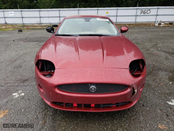 2008 Jaguar XK with VIN SAJWA44B885B23493, listed as a Copart auction lot 78946284 with 38,182 mi miles and Salvage Title. Bid and sale history available at carsss.com. Image 5.