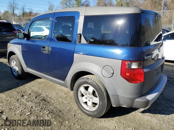 2003 Honda Element EX with VIN 5J6YH28503L017370, listed as a Copart auction lot 80357864 with 239,937 mi miles and Clean title. Bid and sale history available at DreamBid. Image 2.