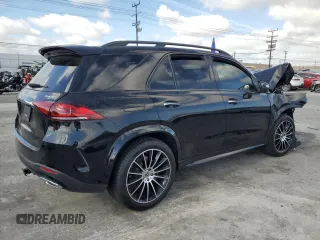 2023 Mercedes-Benz GLE 450 with VIN 4JGFB5KB2PA930305, listed as a Copart auction lot 47260805 with 38,283 mi miles and Salvage title. Bid and sale history available at DreamBid. Image 3.