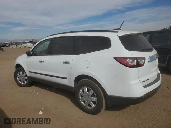 2017 Chevrolet Traverse LS with VIN 1GNKRFED1HJ252706, listed as a Copart auction lot 50633545 with 58,079 mi miles and Salvage Title. Bid and sale history available at carsss.com. Image 2.