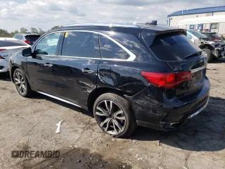 2020 Acura MDX w/Advance/Entertainment Pkg with VIN 5J8YD4H91LL011742, listed as a Copart auction lot 70460713 with 105,260 mi miles. Bid and sale history available at carsss.com. Image 2.