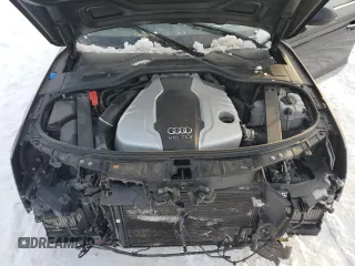 2016 Audi A8 with VIN WAUJRAFD5GN007742, listed as a Copart auction lot 44698375 with 110,830 mi miles and Salvage title. Bid and sale history available at DreamBid. Image 11.
