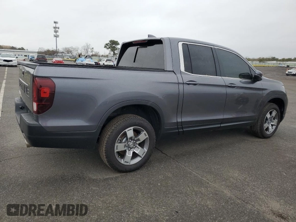 2024 Honda Ridgeline RTL with VIN 5FPYK3F54RB016029, listed as a Copart auction lot 82542864 with 6,745 mi miles and Salvage title. Bid and sale history available at DreamBid. Image 3.