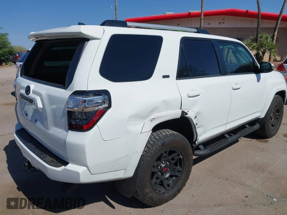 2023 Toyota 4Runner SR5 Premium with VIN JTENU5JR9P6146596, listed as a IAAI auction lot 42433599 with 17,251 mi miles and . Bid and sale history available at DreamBid. Image 4.
