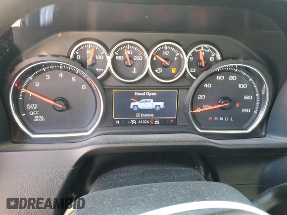 2020 Chevrolet Silverado 1500 LT with VIN 1GCPYDEK4LZ119257, listed as a Copart auction lot 54862255 with 61,026 mi miles and Clean Title. Bid and sale history available at DreamBid. Image 9.