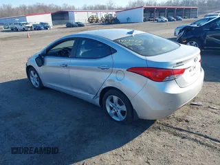 2012 Hyundai Elantra Limited with VIN KMHDH4AE9CU304965, listed as a IAAI auction lot 41752391 with 77,489 mi miles. Bid and sale history available at carsss.com. Image 3.