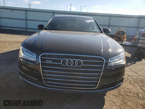 2015 Audi A8 L 4.0T with VIN WAU32AFD7FN041466, listed as a Copart auction lot 47211805 with 85,446 mi miles and Salvage Title. Bid and sale history available at carsss.com. Image 5.