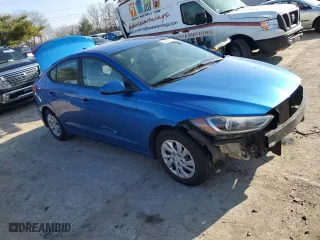 2017 Hyundai Elantra SE with VIN 5NPD74LF7HH101913, listed as a Copart auction lot 44048005 with 119,779 mi miles and Salvage Title. Bid and sale history available at carsss.com. Image 4.