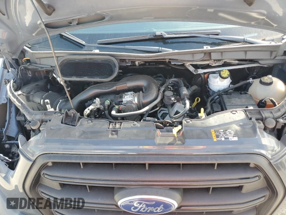 2020 Ford Transit Cargo with VIN 1FTBR3X80LKA72255, listed as a Copart auction lot 57000205 with 66,431 mi miles and Salvage Title. Bid and sale history available at DreamBid. Image 12.