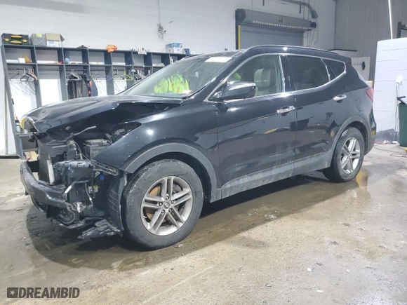 2017 Hyundai Santa Fe Sport 2.4L with VIN 5NMZUDLB6HH035055, listed as a Copart auction lot 45218705 with NaN miles and Salvage Title. Bid and sale history available at carsss.com. Image 1.