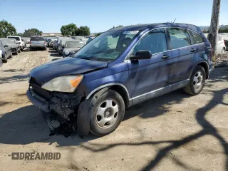 2007 Honda CR-V LX z VIN JHLRE38317C063676, wystawiony jako Copart lot #58447765 z przebiegiem 180 993 mil mil oraz Szkoda całkowita • Salvage title. Historia ofert i sprzedaży dostępna na DreamBid. Obrazek 1.