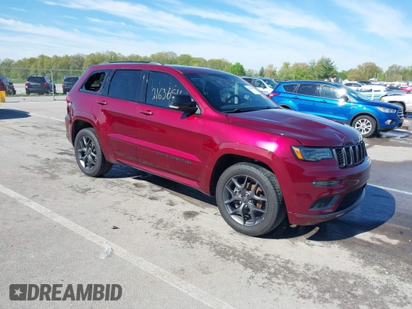 2019 Jeep Grand Cherokee Limited with VIN 1C4RJFBG9KC678135, listed as a IAAI auction lot 42163654 with 90,051 mi miles and . Bid and sale history available at DreamBid. Image 1.
