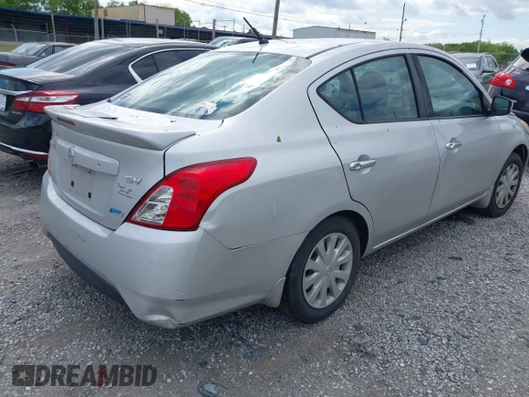 2016 Nissan Versa S Plus with VIN 3N1CN7AP1GL873825, listed as a IAAI auction lot 42020331 with 132,390 mi miles. Bid and sale history available at carsss.com. Image 4.