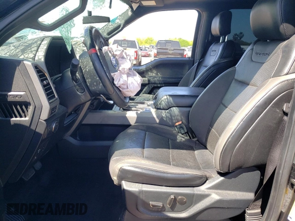 2020 Ford F-150 Raptor with VIN 1FTFW1RG5LFB66627, listed as a Copart auction lot 48729995 with 85,140 mi miles and Salvage Title. Bid and sale history available at carsss.com. Image 7.