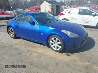 2005 Nissan 350Z Touring with VIN JN1AZ34DX5M601251, listed as a IAAI auction lot 41762746 with 108,855 mi miles. Bid and sale history available at carsss.com. Image 1.