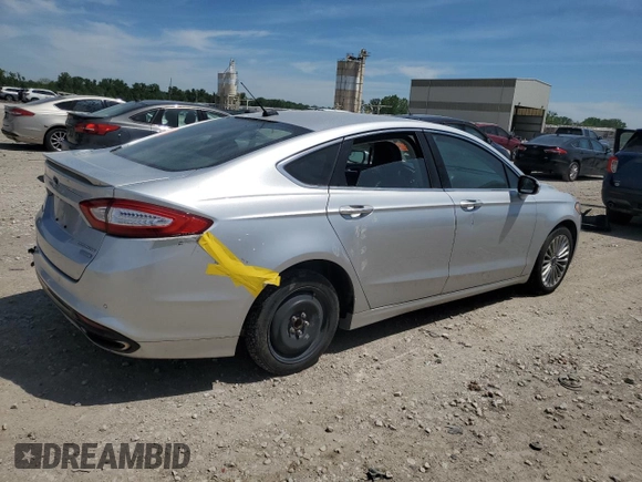 2016 Ford Fusion Titanium with VIN 3FA6P0K93GR267375, listed as a Copart auction lot 56153215 with 136,677 mi miles and Salvage title. Bid and sale history available at DreamBid. Image 3.