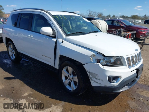 2015 Jeep Compass Latitude with VIN 1C4NJDEB7FD120738, listed as a IAAI auction lot 41878045 with 128,393 mi miles. Bid and sale history available at carsss.com. Image 6.
