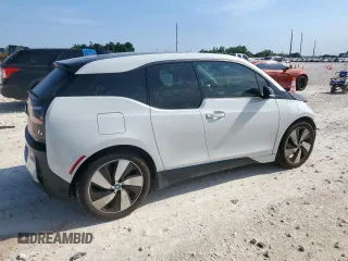 2017 BMW i3 with VIN WBY1Z8C38HV894714, listed as a Copart auction lot 57520835 with 45,860 mi miles and Salvage title. Bid and sale history available at DreamBid. Image 3.