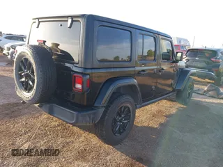 2023 Jeep Wrangler Sport S with VIN 1C4HJXDG2PW582318, listed as a IAAI auction lot 42011653 with 25,338 mi miles and . Bid and sale history available at DreamBid. Image 4.