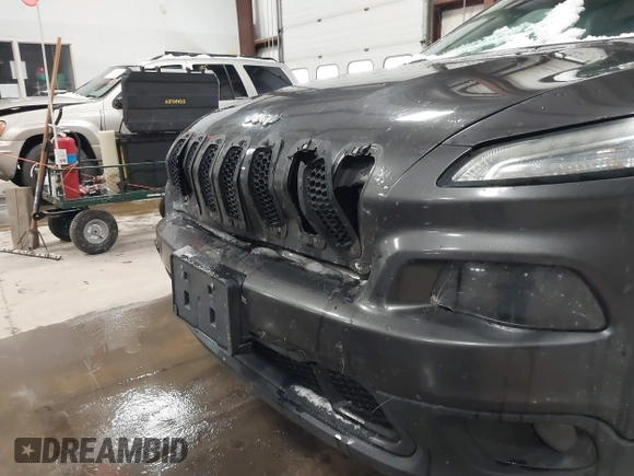 2014 Jeep Cherokee Latitude with VIN 1C4PJMCS0EW213826, listed as a IAAI auction lot 41322537 with 272,659 mi miles and . Bid and sale history available at DreamBid. Image 17.