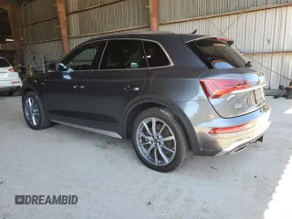 2023 Audi Q5 S line Premium Plus with VIN WA1E2AFY1P2056508, listed as a Copart auction lot 64945523 with 5,277 mi miles and . Bid and sale history available at DreamBid. Image 2.