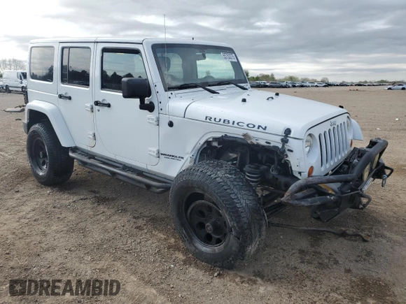 2012 Jeep Wrangler Unlimited Call of Duty MW3 with VIN 1C4BJWFG7CL266678, listed as a Copart auction lot 55753375 with 155,092 mi miles and Salvage title. Bid and sale history available at DreamBid. Image 4.