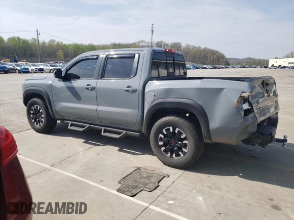 2022 Nissan Frontier Pro-4X with VIN 1N6ED1EK3NN676511, listed as a Copart auction lot 52030375 with 34,753 mi miles and Salvage title. Bid and sale history available at DreamBid. Image 2.