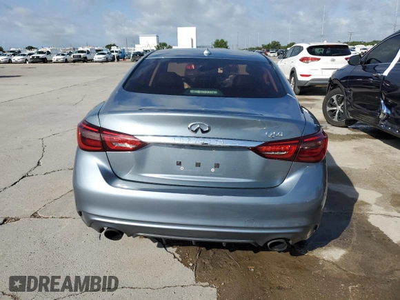 2020 Infiniti Q50 Luxe z VIN JN1EV7AP3LM206215, wystawiony jako Copart lot #60455115 z przebiegiem 88 736 mil mil oraz Szkoda całkowita • Salvage title. Historia ofert i sprzedaży dostępna na DreamBid. Obrazek 6.