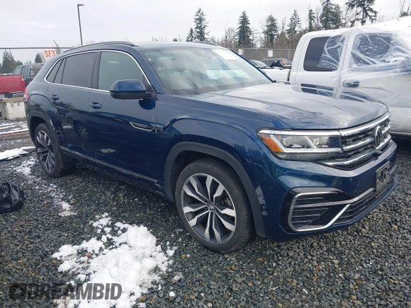2021 Volkswagen Atlas SEL Premium R-Line with VIN 1V2FE2CA6MC238580, listed as a IAAI auction lot 41480812 with 54,427 mi miles and . Bid and sale history available at DreamBid. Image 1.