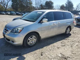 2006 Honda Odyssey EX-L with VIN 5FNRL38686B420107, listed as a Copart auction lot 49834035 with 157,304 mi miles and Salvage Title. Bid and sale history available at carsss.com. Image 1.