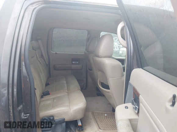 2006 Ford F-150 XLT with VIN 1FTPW14566KB31780, listed as a IAAI auction lot 42632127 with 264,403 mi miles and . Bid and sale history available at DreamBid. Image 8.